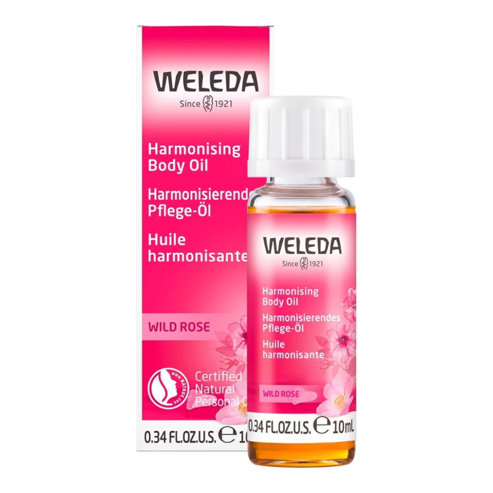Weleda Hormonising Body Oil, Wild Rose, 0.34 Oz